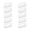 Smartwatch Strap Retainer Replacement Silicone Fastener Ring 18mm / 20mm / 22mm Wristband Keeper Holder Belt Loops 10pcs