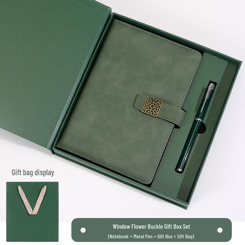 Custom A5 Notebook with Logo - Corporate Meeting Diary & Gift Box Set