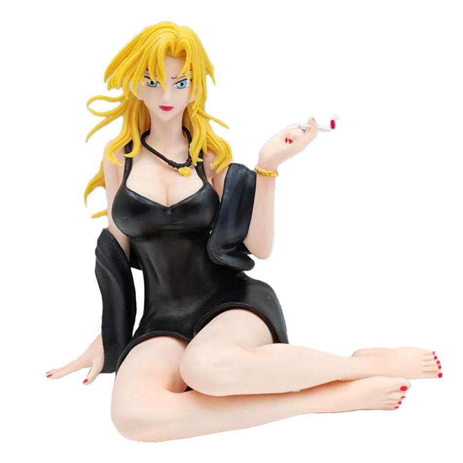 

В наличии Bleach Мацумото Рангику ПВХ Аниме Фигурка Фигурки Модель Игрушки Украшение Автомобильная кукла Орнамент Рождественский подарок