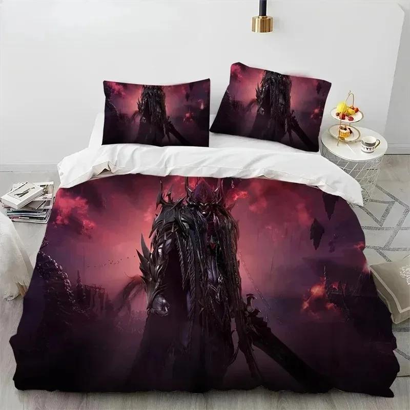 3D Lost ARK Spel Gamer Tecknadstäcke Sängklädesset, Påslakan Sängset Täcke Örngott, King Queen Size Sängklädesset Gåva
