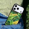 Retro Banana Leaf Plant Phone Case For iPhone 17 AIR 16 Pro Max 15 14 Pro 11 12 13 Shockproof Silicone Cover