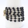 murderpollen [Good Condition] Onyx 7 Chain Bracelet Black / goldUsed