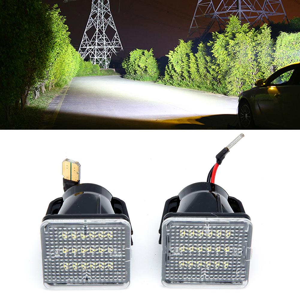 1 par 6000K 18 LED registreringsskyltsbelysning Passar för Toyota Tacoma 2016 2019 DC12V