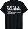 Funny Cheer Grandpa Definition Cheerleading T-Shirt