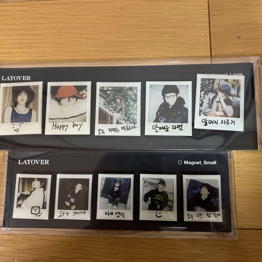 

[USED] BTS V Taehyun Magnet Set LAYOVER Yeontan