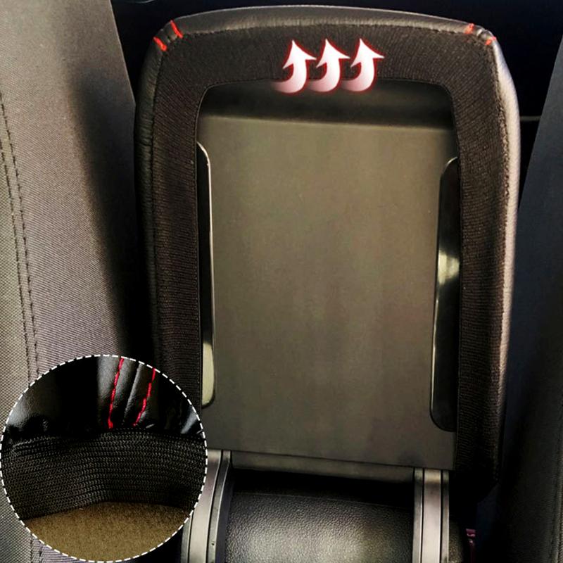 For Nissan Qashqai 2008-2014 2015 2016 2017 Suede Leather Car Armrest Box Protector Cover Central Control Interior Accessories
