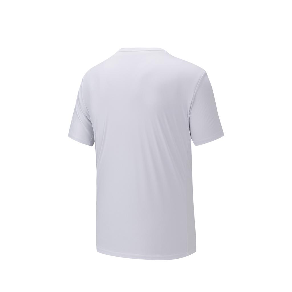 Anta Training Short Sleeve Knitted T-Shirt Summer 2026 Men tops Pure-White 952627101-1