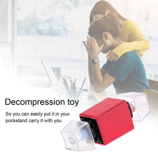 Klávesnice Fidget Toy Lightless Kapesní tlačítko na prst Mini Clicker Novinka Dekompresní Senzorická hračka Dětská krytka na konečky prstů