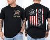 Steagul American 250 de Ani Aniversare a 250-a Ziua SUA Patriotic Front amp; Tricou Spate Tricou Unisex