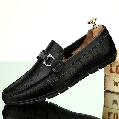 Echt Leer Heren Casual Schoenen Retro Luxe Merk Klassieke Heren Loafers Mocassins Man Kwaliteit Ademend Zakelijk Instapschoenen
