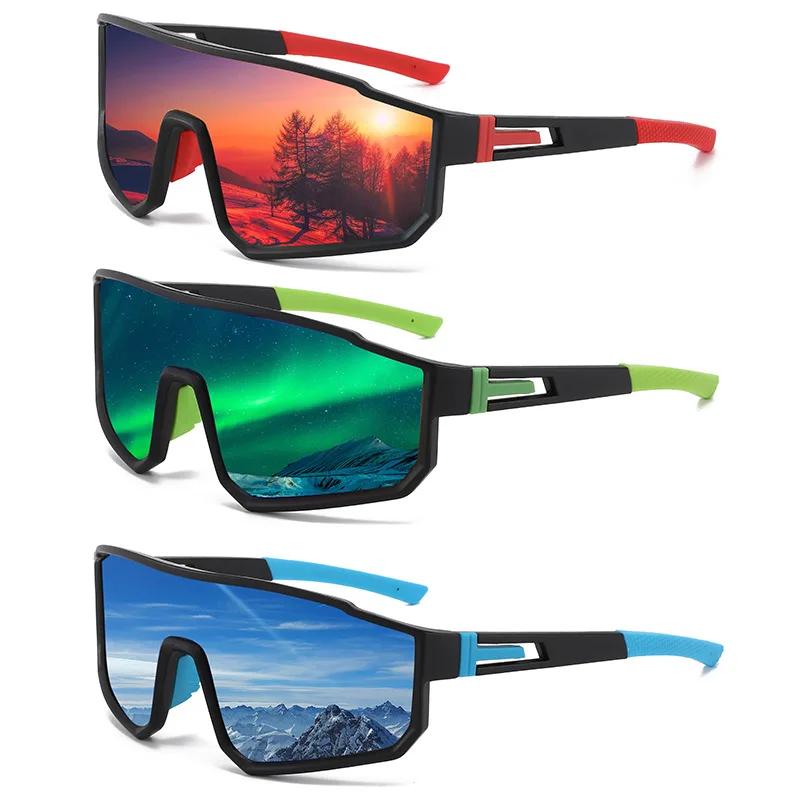 New Large Frame Sun Glasses for Men Outdoor Sports Sunglasses Women Goggles Ski Eyewear UV400
