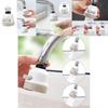 Stainless Steel 360 Rotating Faucet Head With Three Adjustable Modes For Water Saving