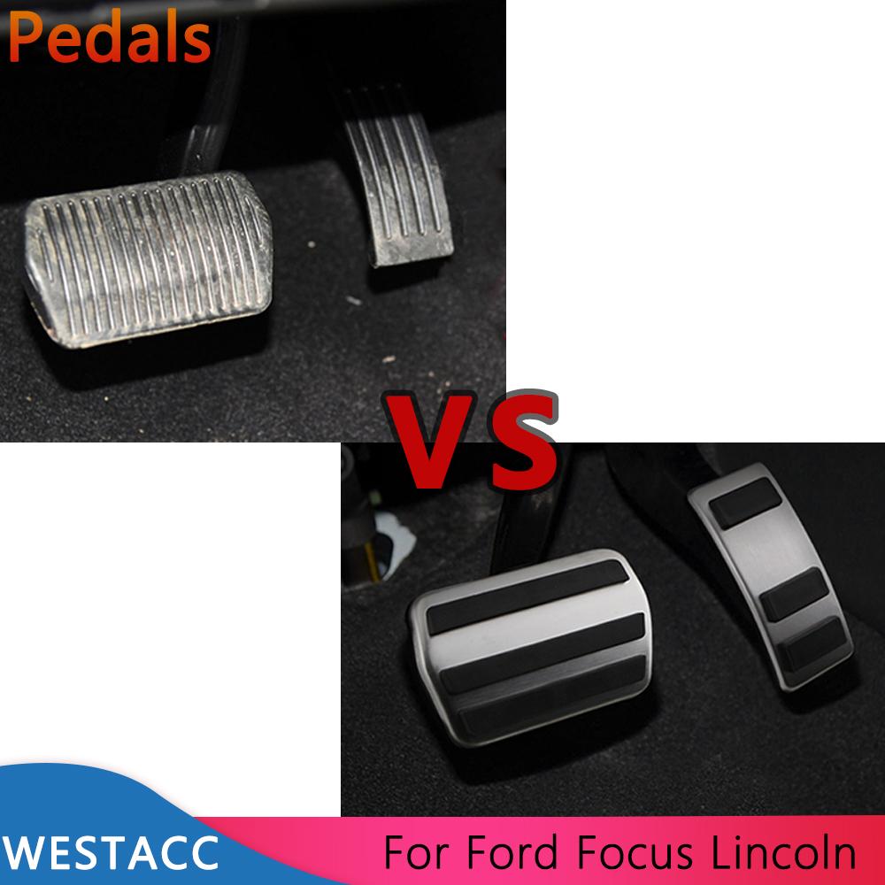 Stainless Steel Car Pedals Gas Brake Pedal Cover for Ford New Focus Mk4 2018 -  for Lincoln Corsair