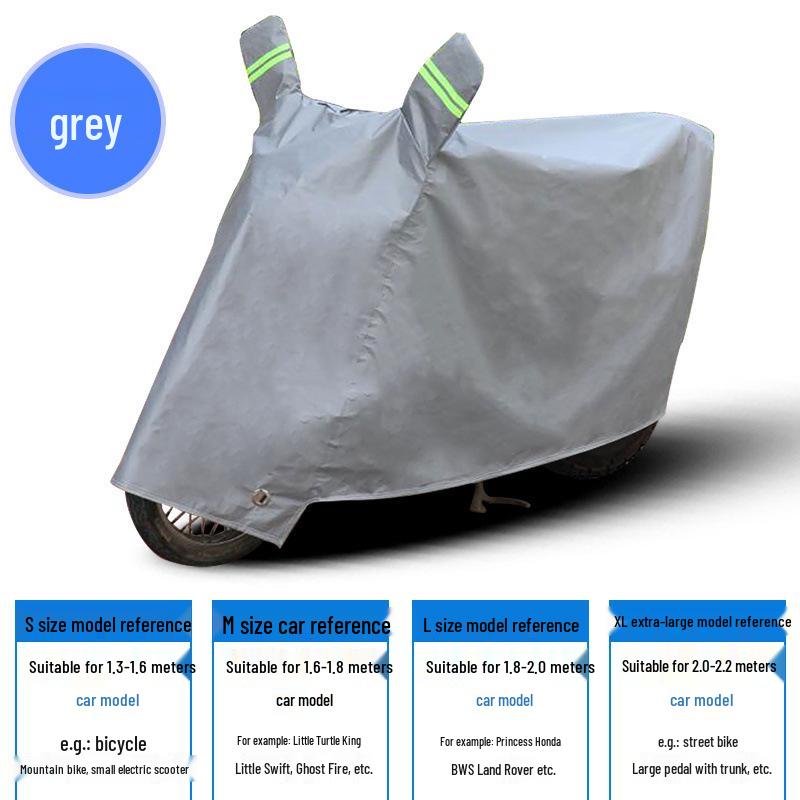 Four Seasons All-Weather Motorcycle & Electric Car Cover: Sunscreen, Rainproof, Dustproof