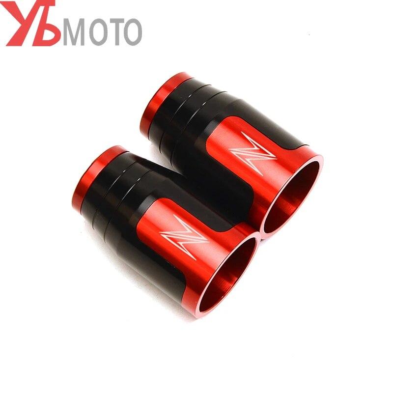 Motorcycle Aluminum Handlebar Handle Bar Ends Anti Vibration Plug for KAWASAKI Z900 Z900RS Z1000/SX Z400 Z750 Z800 Accessories