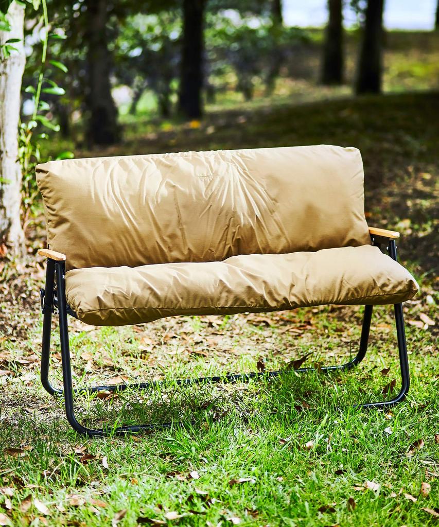 GRIP SWANY GORDON MILLER FIREPROOF BENCH COVER Bench Cover Cushion Outdoor Flame Resistant Seat Coyote Beige 1594698 ×