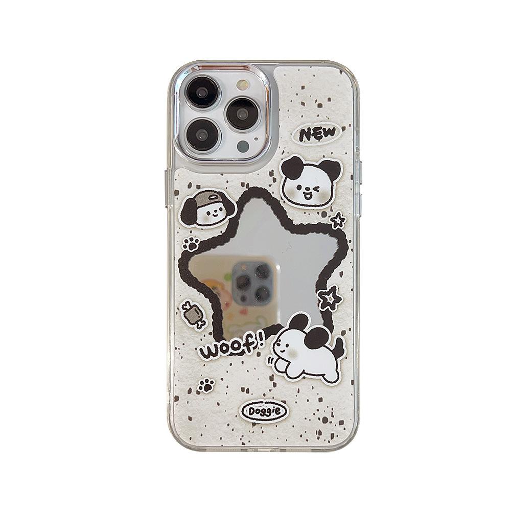 

Креативный зеркальный чехол для телефона с собакой для iPhone 17 и iPhone 17 Pro Max iPhone 17 Air