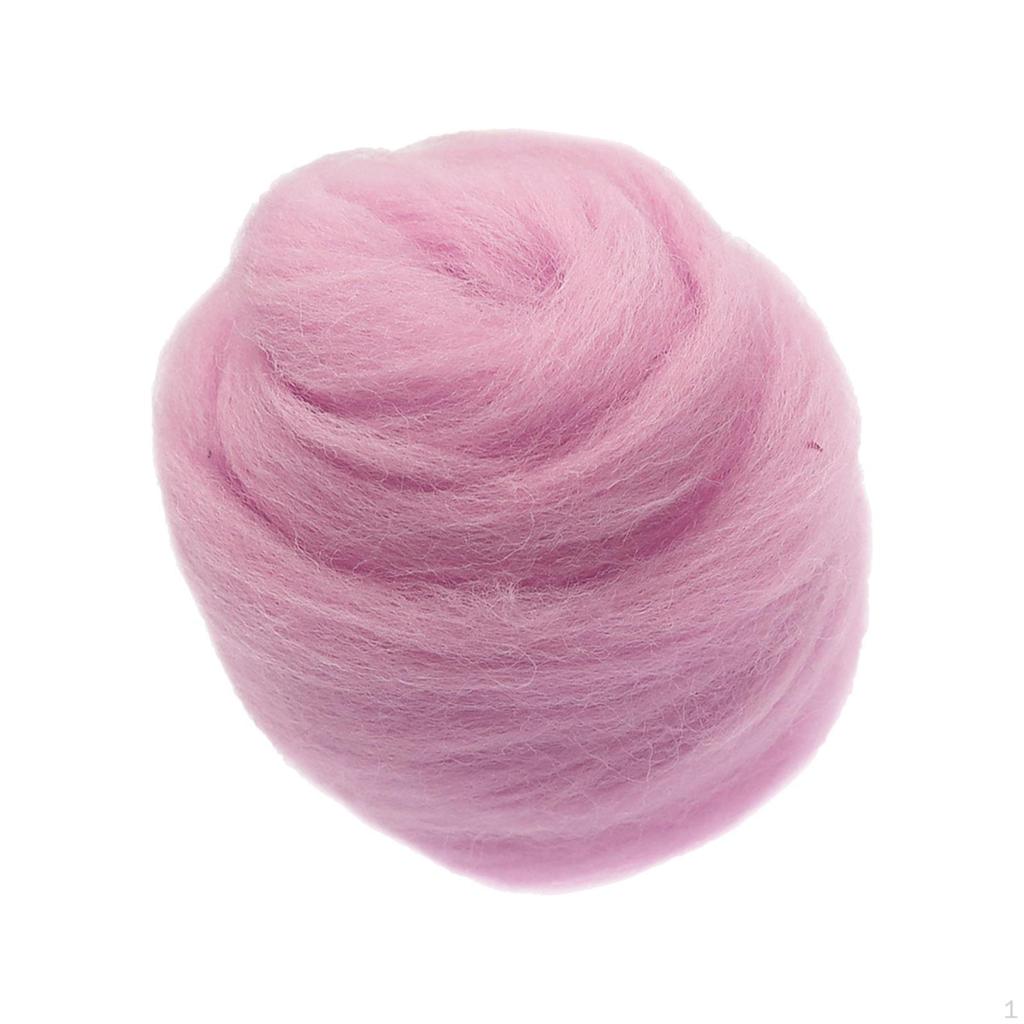 Felting Wool Materials Soft and Fre Yarn Roving for Art Work