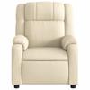 Massage Relax Chair Cream Colored Fabric