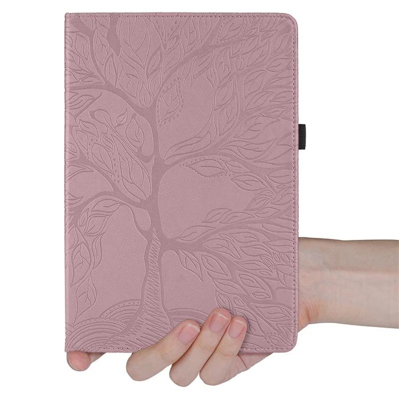 For Samsung Tab S10 Ultra Case 14.6inch 3D Emboss Tree Fold Fashion Funda For Galaxy Tab S8 Ultra S9 Ultra 14.6 Tablet Cover