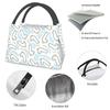 Lunch Bag for Women Farm Animal Ducks Cute Cartoon Thermal Cooler Waterproof School Funny Duck Kawaii Oxford Tote Bento Pouch