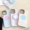 Diamond Magnetic Bracket IPhone 16 Promax IPhone Case 14 Suitable for 13 Philin 15 Color Polka Dot 11