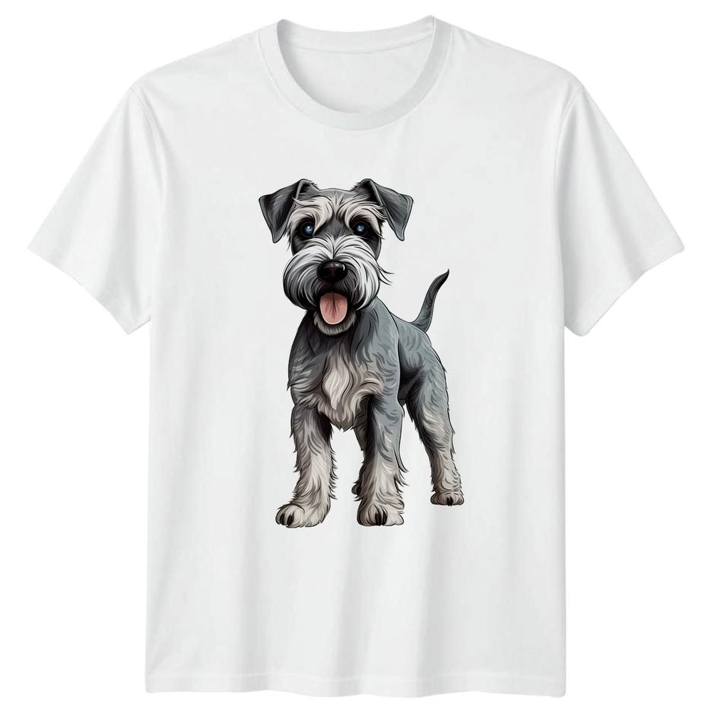 Schnauzer Dog Schnauzers Animals Unisexs TShirt Unisex Tee Graphic Unisex Pet Lover S