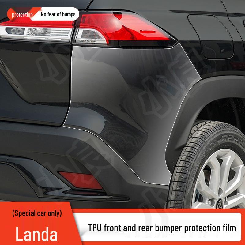 Toyota Frontlander Stoßstangenfolie: Passend für 23 Modelle, Vorne/Hinten TPU Unsichtbare Folie