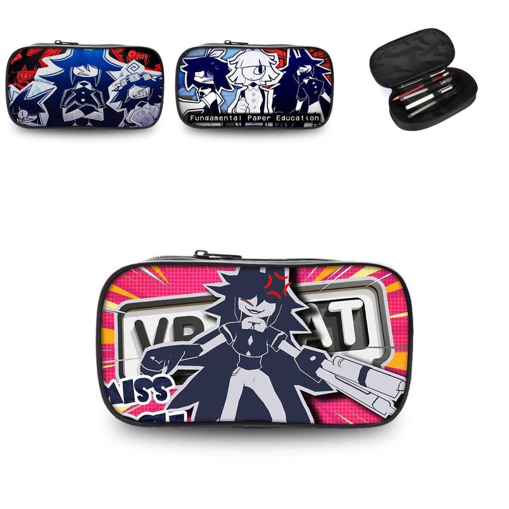 Durable Oxford Fundamental Paper Education Pencil Case Miss Circle Stationery Pouch