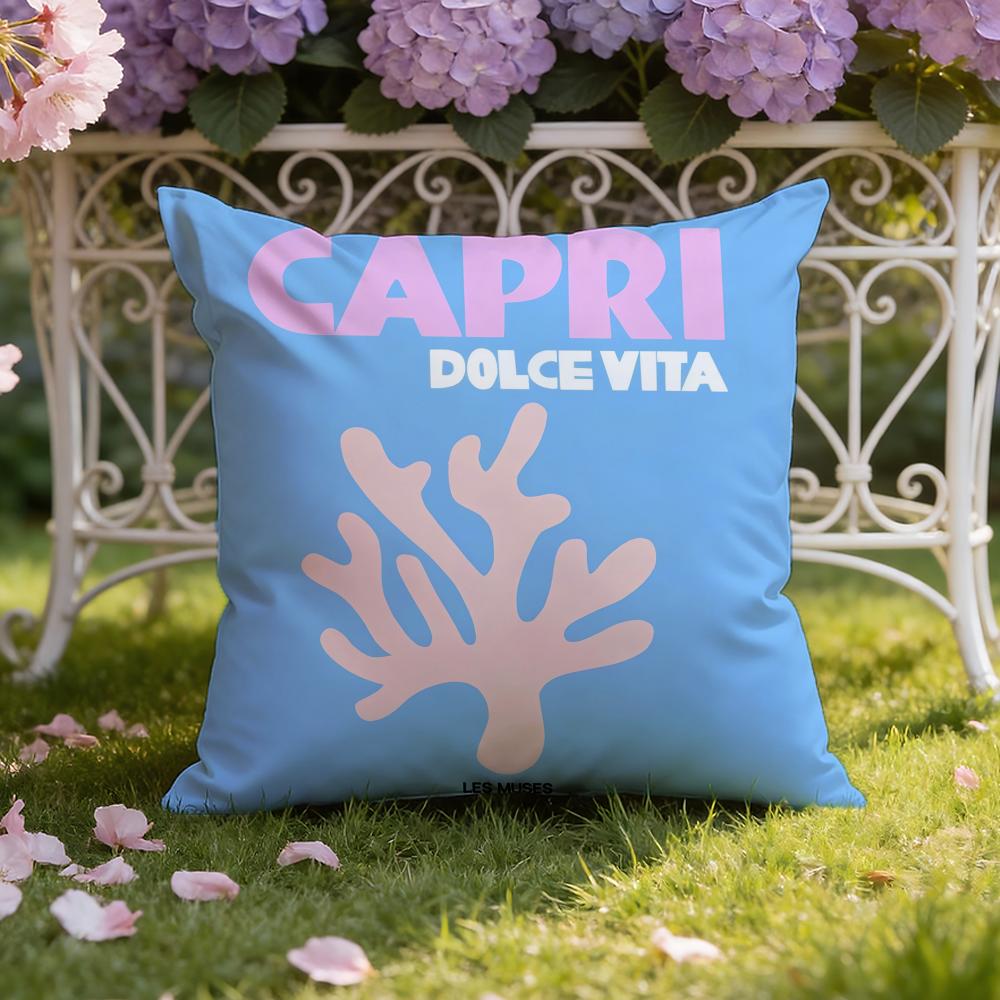 Travel Vacation Series Cushion Cover Home & Car Dual-Scene Pillow Cover: Reversible for Premium Comfort