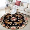 Tiger pattern round rug,Carpet Rug for Living Room Bedroom Playroom ,Non-slip Floor Mat,Holiday Gifts and Birthday Gifts.