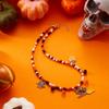 Halloween Halskette Spinnennetz Fledermaus Herz Geist Schwarze Katze Kürbis Anhänger Perle Gotischer Schmuck Für Frauen Männer Party Zubehör Geschenk
