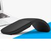 Tragbare, kabellose, gebogene Touch-Maus – faltbar, ultradünn, leise, ergonomisch – für PC und Laptops – Weiß