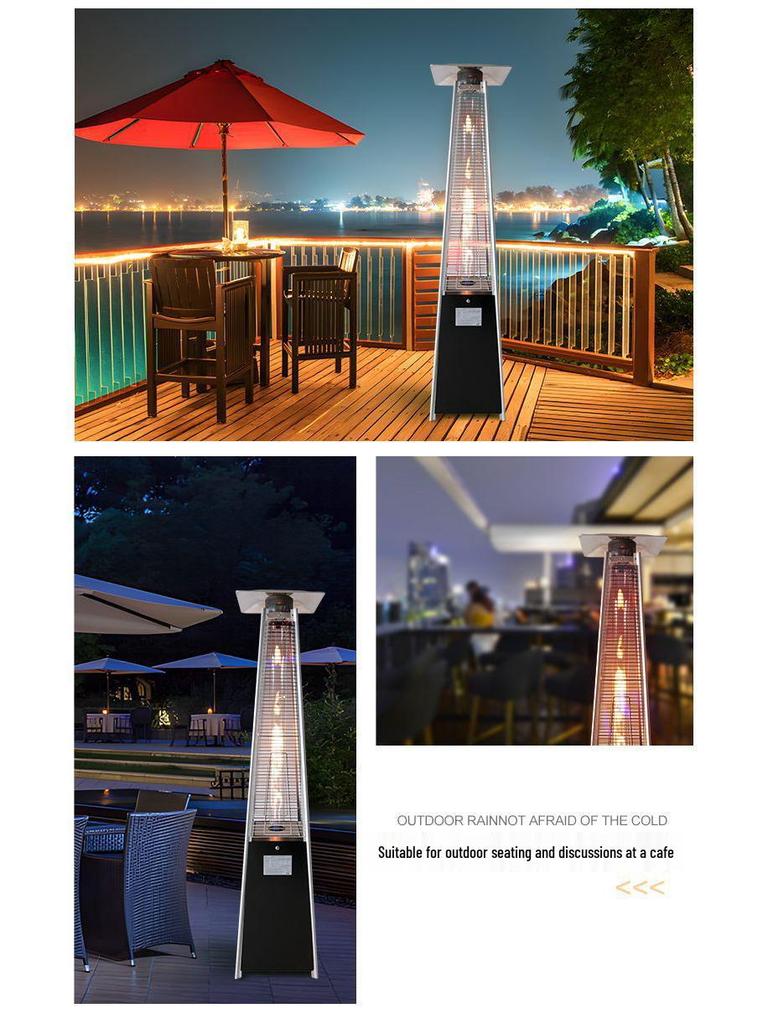 Qian You Outdoor Tower-shaped LPG Heater and Fire Pit