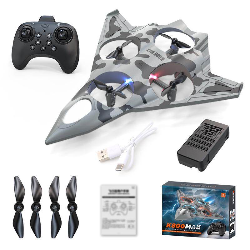 K800 Four-Axis Kids' Toy Drone: Durable, Remote-Controlled Airplane - Perfect Holiday Gift.