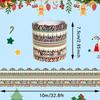 Handmade Crafts Border Paper Paper Stickers Creative Bulletin Board Border  Christmas