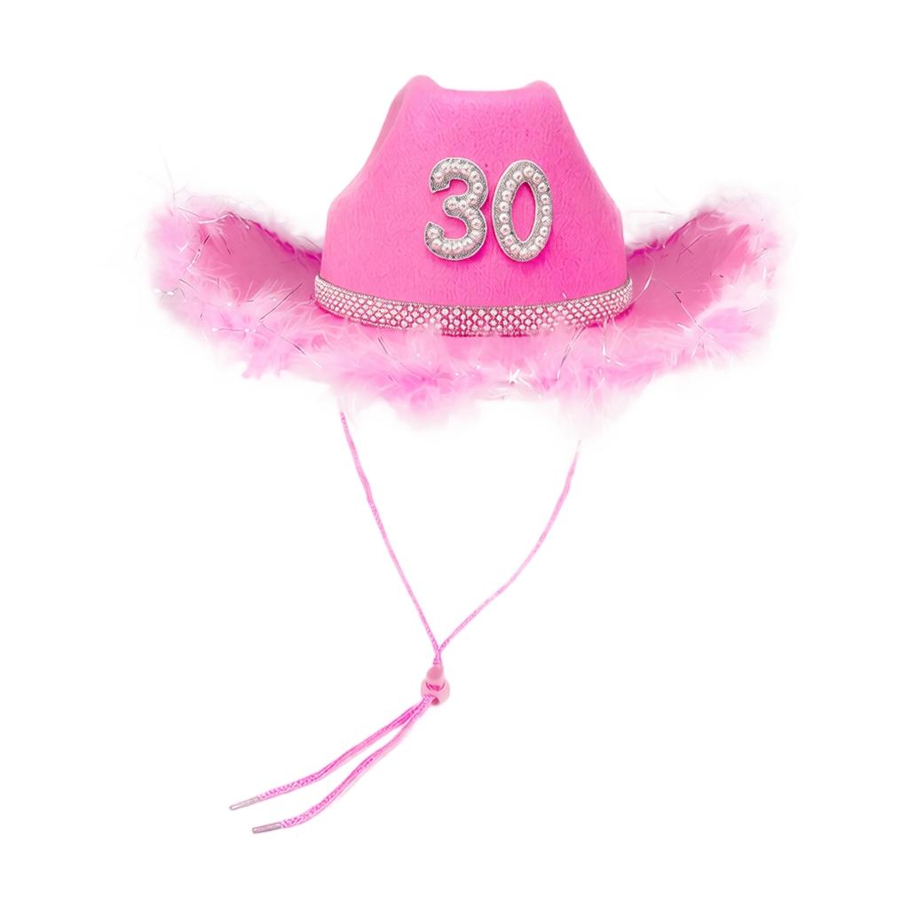Adult Hat with and Number Design, Thread - Size 30