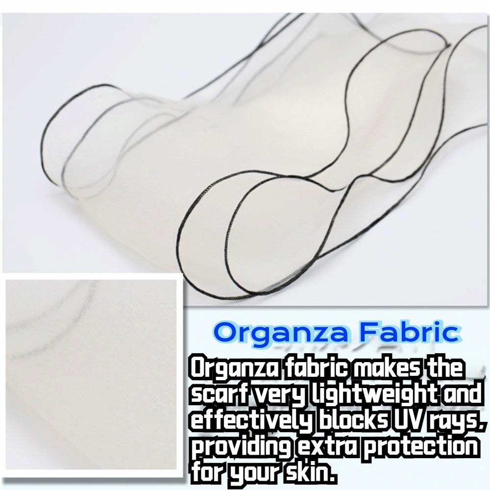 Gifts 140cm Women's Silk Scarf Solid Color Soft Handkerchief Neckerchief Spring Summer