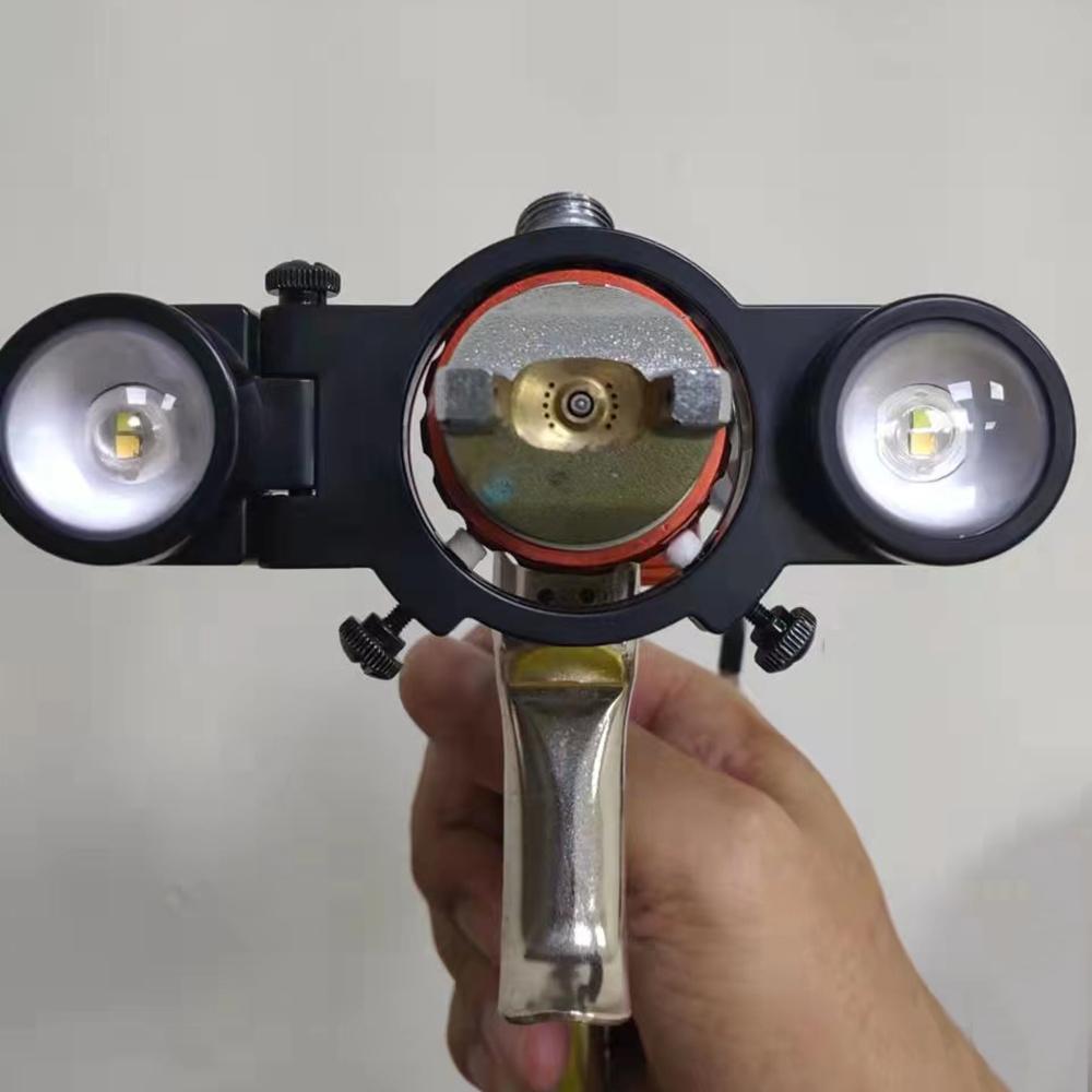 1x Spray Gun LED Light 3 Modes Adjustable For All Spray Guns Night Painting Work