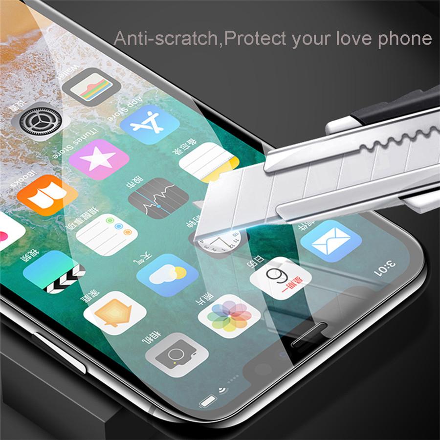 4Pcs For iPhone 11 XR Full Screen Coverage Tempered Glass Screen Protector