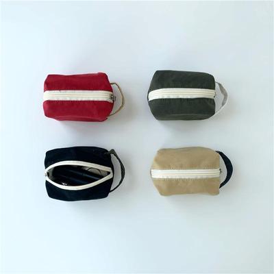 Simple Women's Makeup Cosmetic Bag Coin Purse Wallet Teacher Gifts Small Earphone Lipsticks Storage Organizer Pouch Case