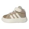 adidas Grand Court Lightweight Comfortable High-Top Walking Shoes Baby Shoes Brown JR2581