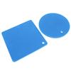 5 PCS 2 Round 3 Square Silicone Honeycomb Mat Multipurpose Hot Pads for Hot Dishes Tables Blue