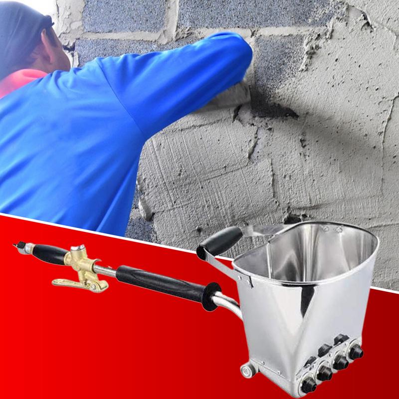 Concrete Sprayer Long Handle Wall Paint Sprayer Precision Control Construction Plastering Equipment For Ceilings Wall Renovation