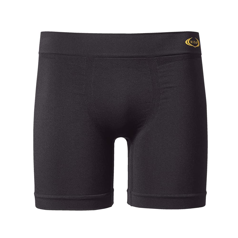 

Gunze Boxer Cool Burn More Calories While M Shorts, Semi-Long, Feeling, Walking, RZ8081, Men s, Black, чёрный