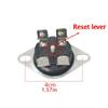 Double Metal Control Limiting Switch Temperature Control Switch Thermostat Control Replacement for Electric Water Heater
