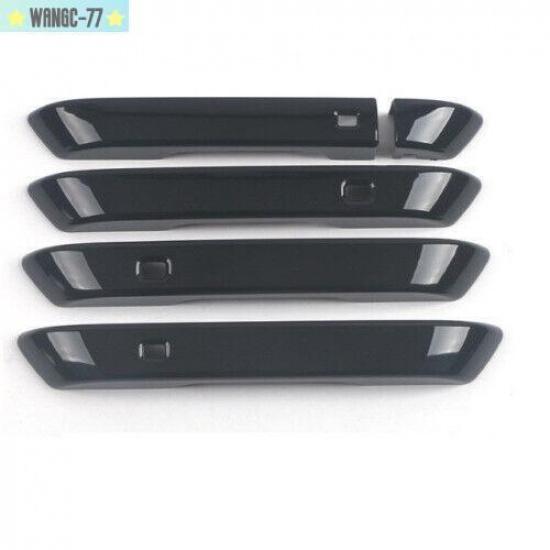 5pcs Fit For Kia Carnival - Glossy Black ABS Side Door Handle Cover Trim