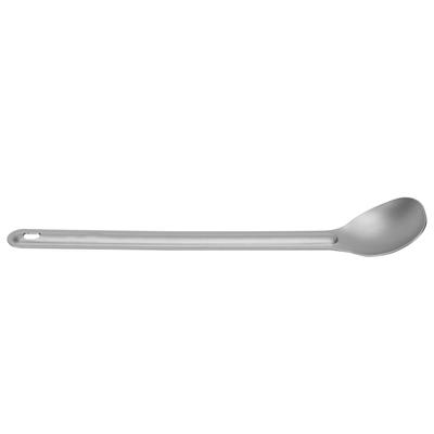 Lightweight Long Handle Titanium Spork Spoon Metal Cutlery Set for Outdoor Camping