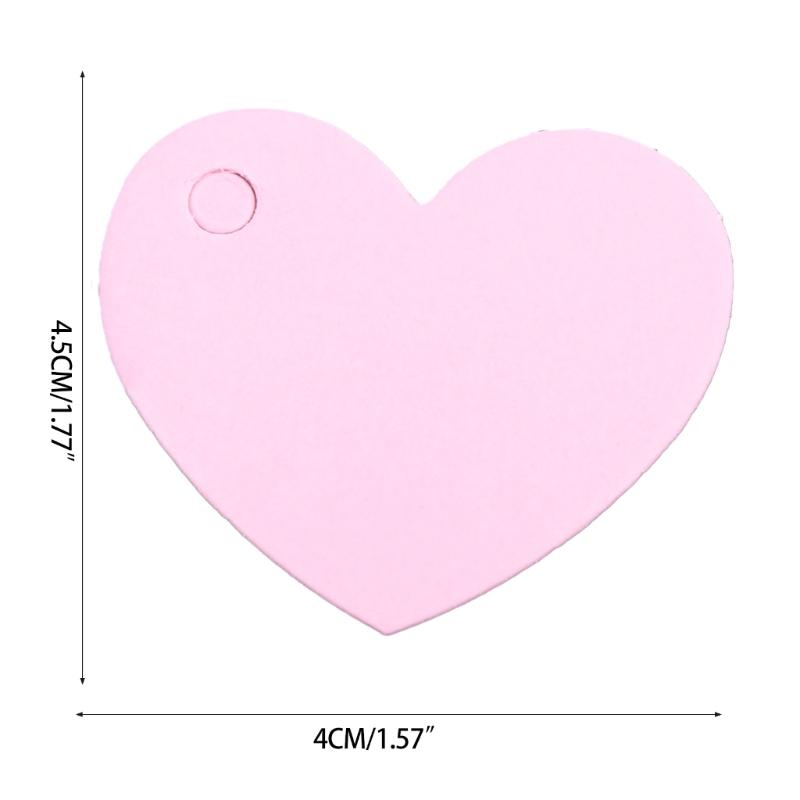 Blank Paper Card Tags with Hole for Bookmark Price Tag DIY Educational Card 50PC