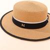 Beach Hat Large Brim UV-proof Flat Top Fashion Summer Women Visor Cap for Outdoor